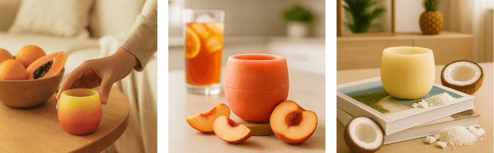 Candiles Duftwachs sommerliche Duftrichtungen Candiles Duftwachs sommerliche Duftrichtungen