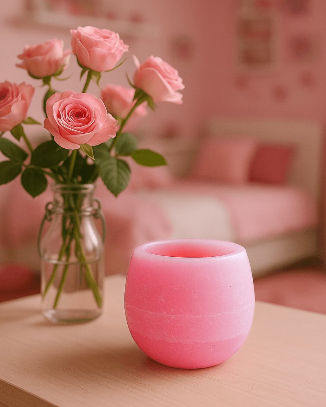 Candiles Duftwachs Raumduft Rose – Elegant romantischer Rosenduft Candiles Duftwachs Raumduft Rose – klassisch-romantischer Raumduft mit natürlicher Blütenkraft für stilvolle Ruhe Stimmungsvoll