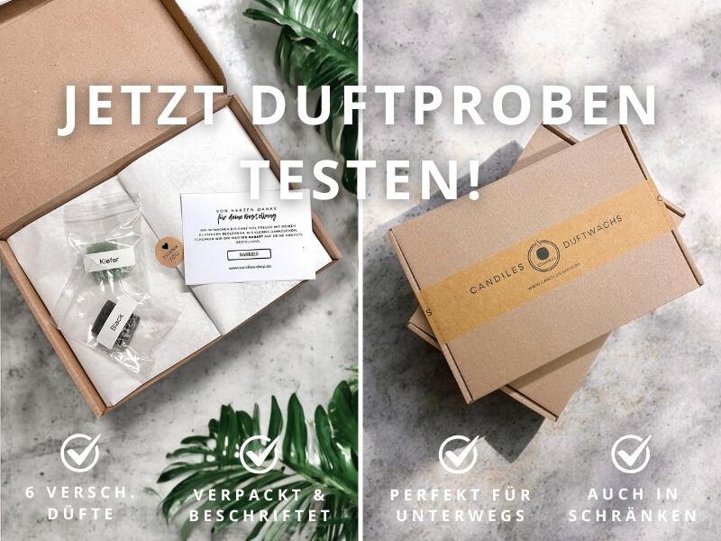 Candiles Duftwachs Duftproben individuell zusammenstellen Candiles Duftwachs Duftproben individuell zusammenstellen