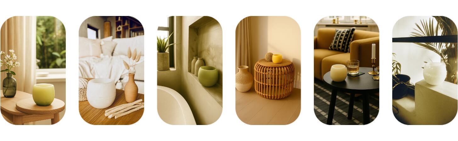 Natürlicher Raumduft ohne Flamme – Duftschale Candiles für dein Wohlbefinden Natürlicher Raumduft ohne Flamme – Duftschale Candiles für dein Wohlbefinden