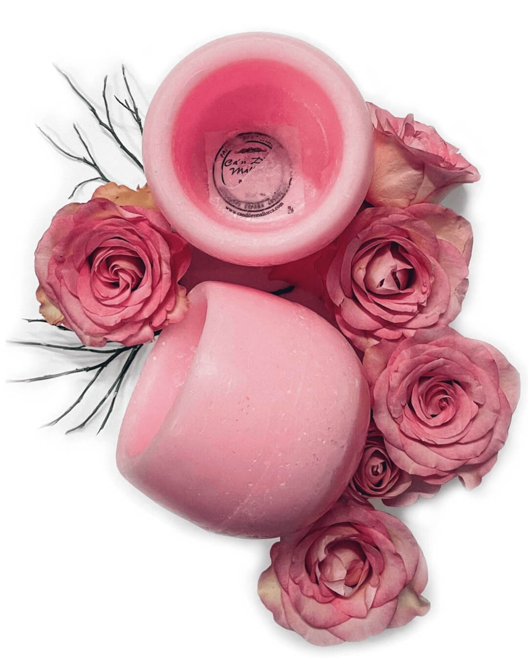 Candiles Duftwachs Raumduft Rose – klassisch-romantischer Raumduft mit natürlicher Blütenkraft für stilvolle Ruhe