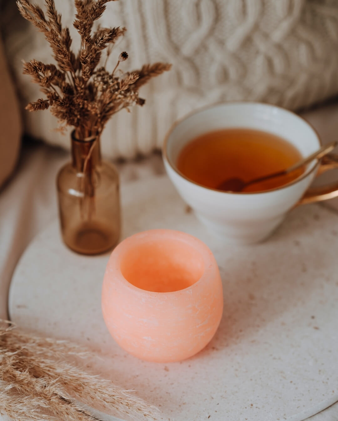 Candiles Duftwachs Raumduft Neroli – Mediterraner Duft nach Orangenblüten Candiles Duftwachs Raumduft Neroli – natürlicher Raumduft mit mediterraner Orangenblüte für entspannte und harmonisierende Atmosphäre ohne Flamme
