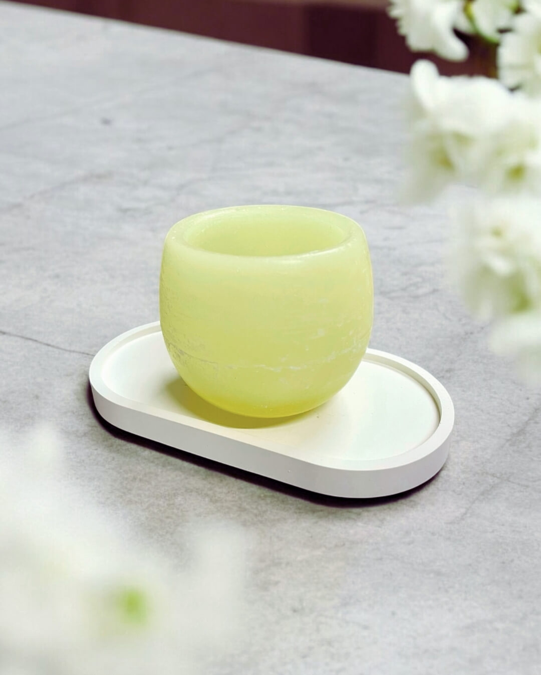 Jasmin Duftwachs Raumduft – blumiger Wohlfühlduft mit beruhigender Wirkung, perfekt für Schlafzimmer und Meditationsräume